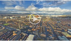360° Aerial Photograph above East Belfast