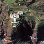 Blackhead Lightkeepers Houses, Co. Antrim, Northern Ireland.