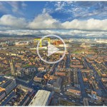 360° Aerial Photograph above East Belfast