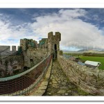 Greencastle Royal Castle View to Mournes