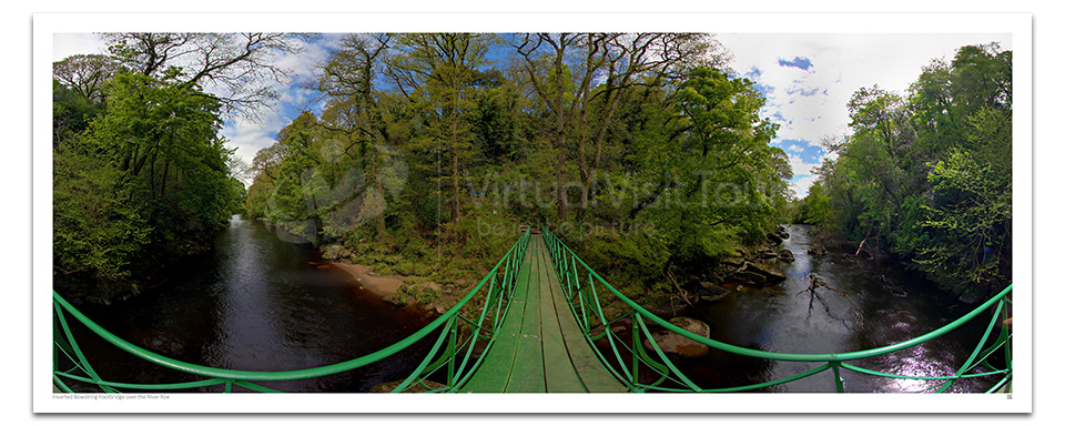 Inverted Bowstring Footbridge Roe Valley