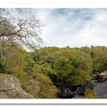 View from O'Cahans Rock. Roe Valley Country Park