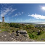 Scrabo Tower looking towards Newtownards and Strangford Lough