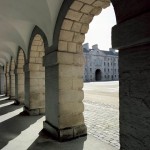 National Museum of Ireland-Decorative Arts & History Exterior through Columns