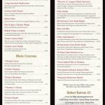 Friels Bar And Restaurant Dinner Menu